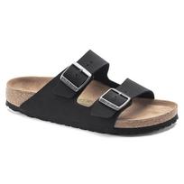 Birkenstock Arizona Vegan Birko-Flor Unisex Slides Regular Black (1019115) 39.0
