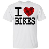 I Love Bikes Biking T-Shirt M