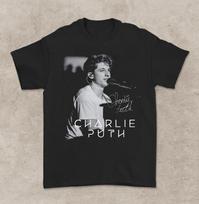 Charlie Puth On Stage Signature Black Men hirt Xmas 385 XXXXL