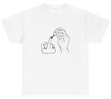 New Middle Finger Nail Polish T Shirt Silly Unhinged Sarcastic Gen Z Meme Humor Tee XXXXL
