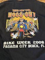 Y2K 2008 Bike Week Who Let The Hogs Out Tshirt Size XL Unisex T-Shirt S