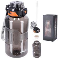 Sports bottle for the gym 1500ml - black
