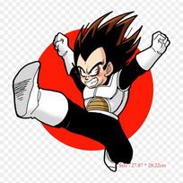 Pleistukai drabužiams, krepšiui, lygintuvu klijuojami, terminės lipdukai Vegeta, mielas Vegeta, Bulma raštas, plaunami, šilumos perdavimo black