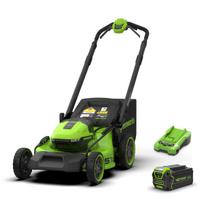 SAVAEIGĖ VEJAPJOVĖ 51cm GENII BL DP 40V (5.0Ah + kroviklis) LM5104SA2