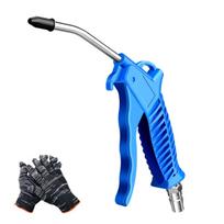 Air Blow Gun,High Flow Air Blower Gun for Compressor with Angled Bent Nozzle,Three Colors to Choose from,Short style