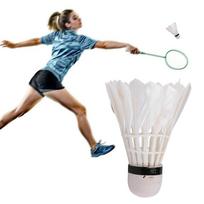 3 vnt Žąsų plunksnų Shuttlecocks badmintono kamuoliukų treniruočių įranga