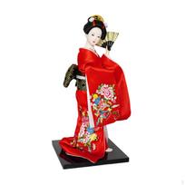 Japanese Geisha Kimono Doll Figurine Birthday Gift 12 Inch Home Table Decoration Collectible
