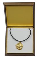 Bernese Mountain Dog, Berner Sennenhund - Dog necklace in gift box, gold-plated pendant for dog fan, striking jewellery by Art-Dog