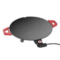 Elektrinė keptuvė Nonstick apvalus padėklas Bekūris elektrinis grilis patalpose Greitai įkaistantis stalo grilis BBQ kepsniams, blynams, mėsainiams 30cm