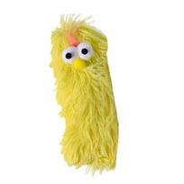 Fuzzy Cat Kicker Toy Soft Stuffed Cat Toy with Catnip Inside Plush geltona