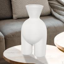 Ceramic Flower Vase, White Modern Human Body Vase Statue Decor, Creative Pot Sculpture, Decoration Style2