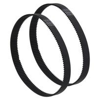 2Pcs Professional Air Compressor Replacement Timing Belt Premium Flexible Rubber for Seamlessly Installation 1