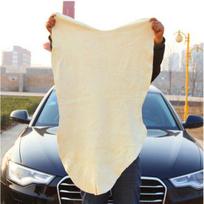 Natūralios zomšinės odos automobilių valymo šluostės, zomšos, sugeriantis rankšluostis 15*15cm
