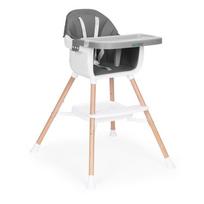 Maitinimo kėdutė EcoToys 2in1, pilka sp.