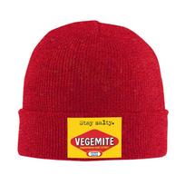 Stay Salty Vegemite Warm Knitted Cap Hip Hop Bonnet Hat Autumn Winter Outdoor Beanies Hats for Unisex Adult One Size