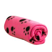 Blanket And Cats Pet For Dogs Fleece Cute Mat Pad Blankets Pet Print Home Textiles H Christmas Throw Blanket (Pink,One Size)