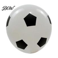 Explosion-proof Football Balloon 36 Inch Balloons, Explosion-Proof Latex Soccer Print Party Balloons Sports Theme Decor for Game Day, Fan A