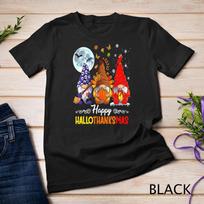 Halloween Thanksgiving Christmas Happy HalloThanksMas Gnomes Unisex T-shirt 1 4XL