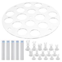 Checkerboard Chess Molds 3D Silicone Chess Resin Mold DIY Crafts Handmade Making Molds Family Party And Outdoor Board Games