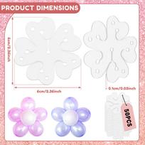 50Pcs Balloon Connector Clips Ring Arch Buckle Birthday Wedding Party Balloons Sealing Clips Supplies Decoration Accessories Other