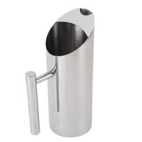 Spill Proof Spout Metal Beverage Pitcher 1 Liter Capacity 1L Metal Pitcher  For Bar