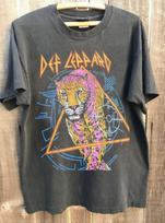 Def Leppard Graphic Black Crop Tour Band Charcoal Color Unisex Shirt KH16221 S gray