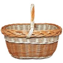 WICKER BASKET SHOPPING BASKET PICNIC MUSHROOMS Urban