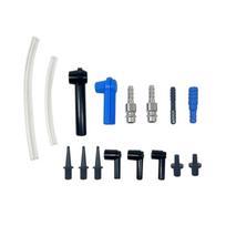 16Pcs Brake Fluid Bleeding Kit Plastic Silicone Adapters for Mechanics And Enthusiasts Car Motorcycle DIY Service 1