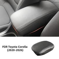 Leather Center Console Armrest Box Cover Trim Moulding for Toyota Corolla Camry Tundra Sequoia 2007-2026 For Corolla 20-26 A