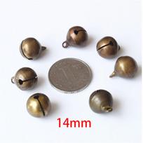 Tree Ornaments Bracelet Necklace Small Bell Campanula Accessories Retro Bronze Copper Jingle Bells 14mm