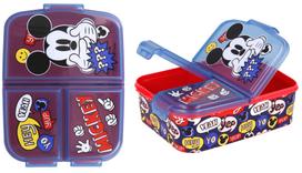 MICKEY MOUSE Lunch Box for Snacks 3 Compartments