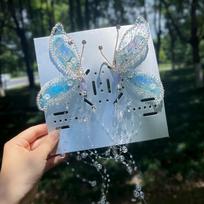 Super Fairy Crystal Hair Clips Crystal Beaded Hair Accessories Butterfly Hair Barrettes  Wedding