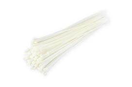 White cable ties 4.8×200mm 100 pcs AMIO-04310