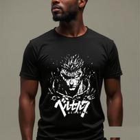 Berserk Guts Manga Animie Pump Cover Harajuku Men's Women's Tee T-Shirt M