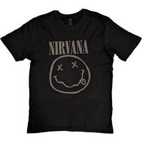 Nirvana Black Smiley Hi Build T-Shirt XXXXL