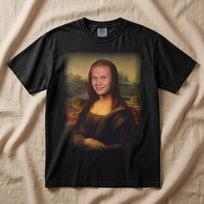 Comfort Colors Funny Erling Haaland Mona Lisa Meme Shirt, Norway Haaland 9 Shirt Unisex T-Shirt M