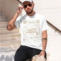 2026 New Model Retro Arctic Monkey Album Tour Sided Pattern Tshirt Unisexs Unisexs Hip Hop Cotton Tshirt S