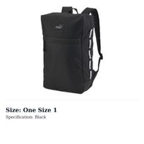 PUMA Polyester Backpack Regular Unisex Black 079516-01 One Size 1