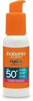 Priemonė įdegio priežiūrai veidui Babaria Sun Lovers Hydra SPF50+, 40 ml