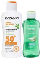 Priemonė įdegio priežiūrai kūnui Babaria SPF50+, 300 ml
