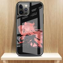 Stiklinis telefono dangtelis, skirtas iPhone 13 mini 11 12 Pro 7 8 X XR 6 6S Plus 5 XS Max SE grūdintas mobilusis dėklas Genshin Impact Anime iPhone 13