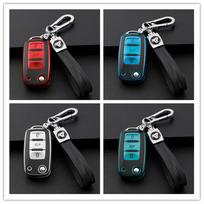„Color My Life“ sulankstomas automobilio raktų dėklas, skirtas „Volkswagen“, „VW, Polo, Tiguan, Passat B5, B6, B7“, „Golf“, „Scirocco“, „Jetta MK6“. Green black