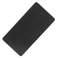 Silicone Insulation Pad Black Rectangle Heat Resisting Safe Handling Heat Insulation Pad for Kitchen