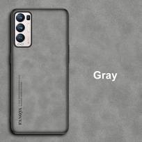 Prabangus PU odinis dėklas, skirtas OPPO Reno 3 4 5 6 Pro Plus 5Z 5G Cover Matinis silikoninis telefono dėklas, skirtas OPPO Find X2 X3 X5 Pro Lite Neo Reno 5