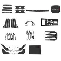 Chery Tiggo 8 Pro Automobilio Interjero Lipduko Plėvelė Centrinio Valdymo Anglies Pluošto Raštas Modifikuotas Automobilis Ouer 4Pcs