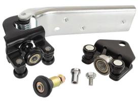 Opel Movano 98-10 sliding side door carriages MIDDLE with PAW + UPPER + BOTTOM 3 pcs. SET