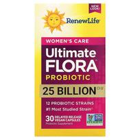 Renew Life Ultimate Flora Probiotic 25 Billion Veggie Capsules, 30 Count 30 pcs - 1 ea