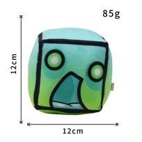 2026 Geometry Dash Cube Plush Toys Small Pillow Stuffed Plushie Doll Square Pendant Game Cute Home Decor Children Birthday Gift