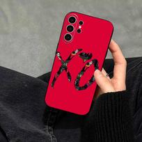 The Weeknd XO dainininko telefono dėklas Samsung S25, S24, S21, S22, S23, S30, Ultra, S20, Plus, Fe, Note, 10, 9, 5G juodas dangtelis Samsung S20ULTRA5G red
