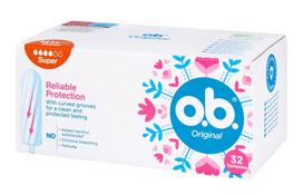 O.B. Original Super Tamponai 1op.-32 vnt.